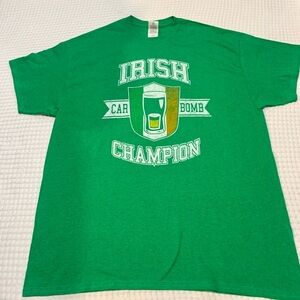 Saint Patrick’s day! Irish Car Bomb Champion GRN T-shirt GildenUltra Cotton SZXL